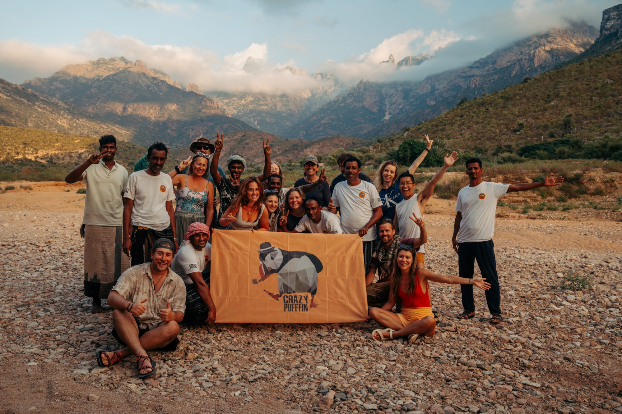 Crazy Puffin group in Socotra