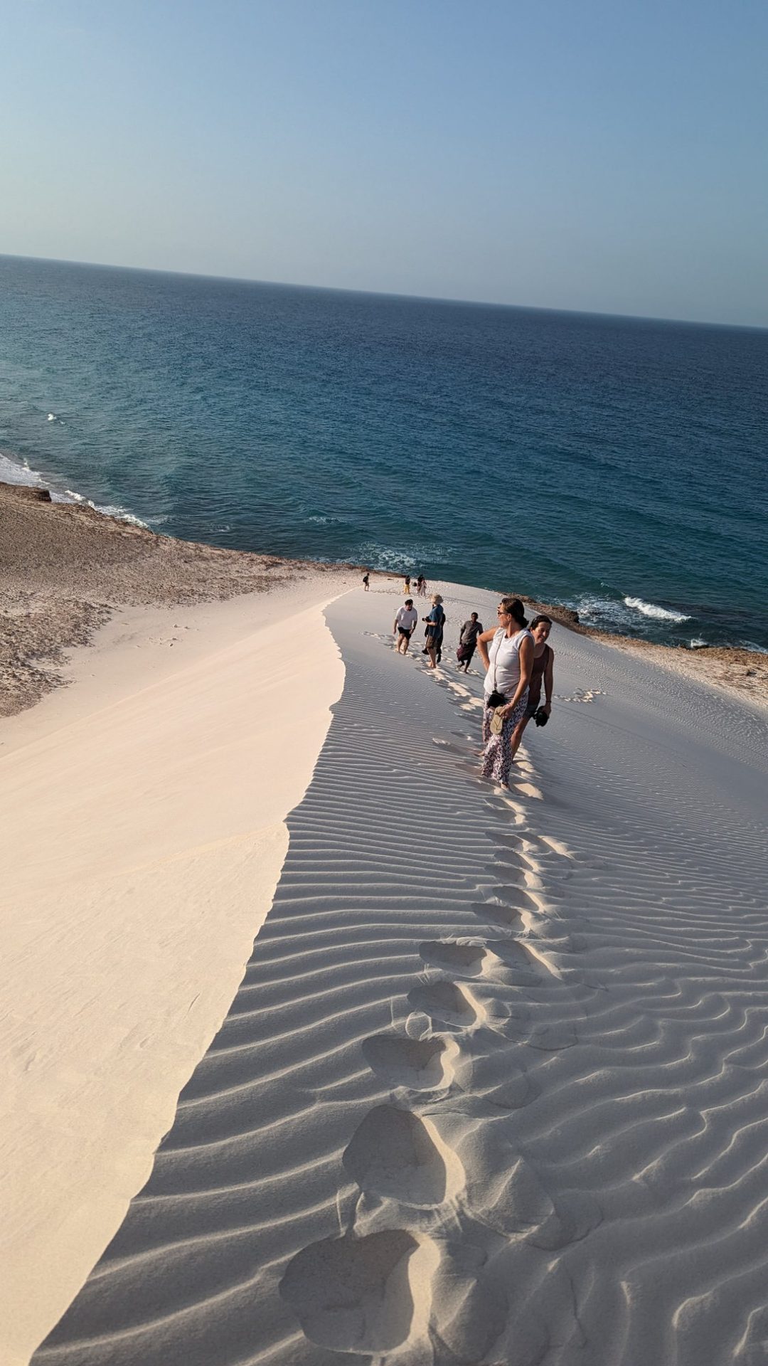 Group on Socotra sand dunes